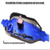 Aluminum 7075-T6 Servo Mount And Carbon Fiber Battery Compartment For Traxxas 1/8 4WD Sledge Monster Truck 95076-4 - 22Pc Set Green view 2
