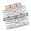 Full Set Aluminum Suspension Arms + Steering Rods + Dog Bones Combo Pack For 1/5 Traxxas X Maxx 8S With WideMAXX #7895 Kit - 110Pc Set Silver view 1