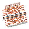 Full Set Aluminum Suspension Arms + Steering Rods + Dog Bones Combo Pack For 1/5 Traxxas X Maxx 8S With WideMAXX #7895 Kit - 110Pc Set Orange view 1