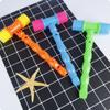 Toyvian 12 Pcs Squeaky Squeaking Hammer Pounding Toy Plastic Whistle Sound Toy for Boys and Girls Clown Carnival Circus Birthday Party Favors Random Color view 3