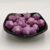 Pearl Purple Color Silicone Polyhedron Beads 14mm Silicone Geometry Icosahedron Beads for Mom Jewelry Necklace Making view 3