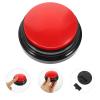 Toddmomy Dogman Toys Dog Talking Button Set Household Recording Button Interesting Dog Buzzer Interactive Talking Button Dog for Learning, Office Game  Red  Puppy Accessories view 4