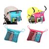 4pcs Pack Umbrella Stroller Organizer,Pack Diapers, Wipes,and Other Necessities,Folds up with The Stroller.(Black+Grey+Blue+Red) view 4