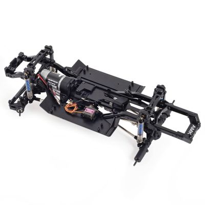 313mm Wheelbase RC Crawler Chassis Frame Builders Kit with 2-Speed Transmission 35T 550 Motor for Traxxas TRX4 D90 DIY Upgrade (313mm Chassis Have Axle Without Wheels)