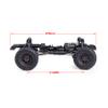313mm Wheelbase RC Crawler Chassis Frame Builders Kit with 2-Speed Transmission 35T 550 Motor for TRX4 D90 DIY Upgrade (Chassis Have Axle Have Wheels) view 3