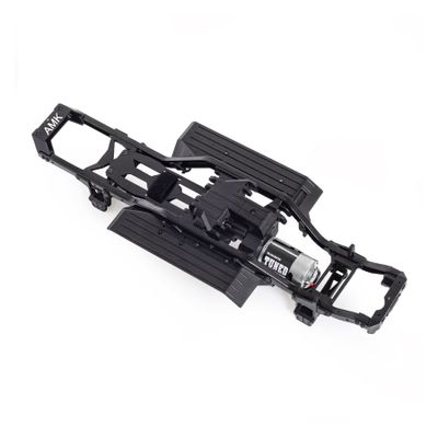 313mm Wheelbase RC Crawler Chassis Frame Builders Kit with 2-Speed Transmission 35T 550 Motor for Traxxas TRX4 D90 DIY Upgrade (DIY Chassis without Wheels without Axle)
