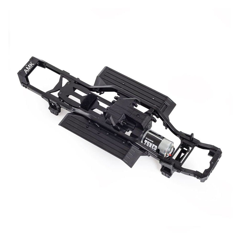 313mm Wheelbase RC Crawler Chassis Frame Builders Kit with 2-Speed Transmission 35T 550 Motor for Traxxas TRX4 D90 DIY Upgrade (DIY Chassis without Wheels without Axle)