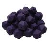 Twilight Purple Color Silicone Polyhedron Beads 14mm Silicone Geometry Icosahedron Beads for Mom Jewelry Necklace Making view 1
