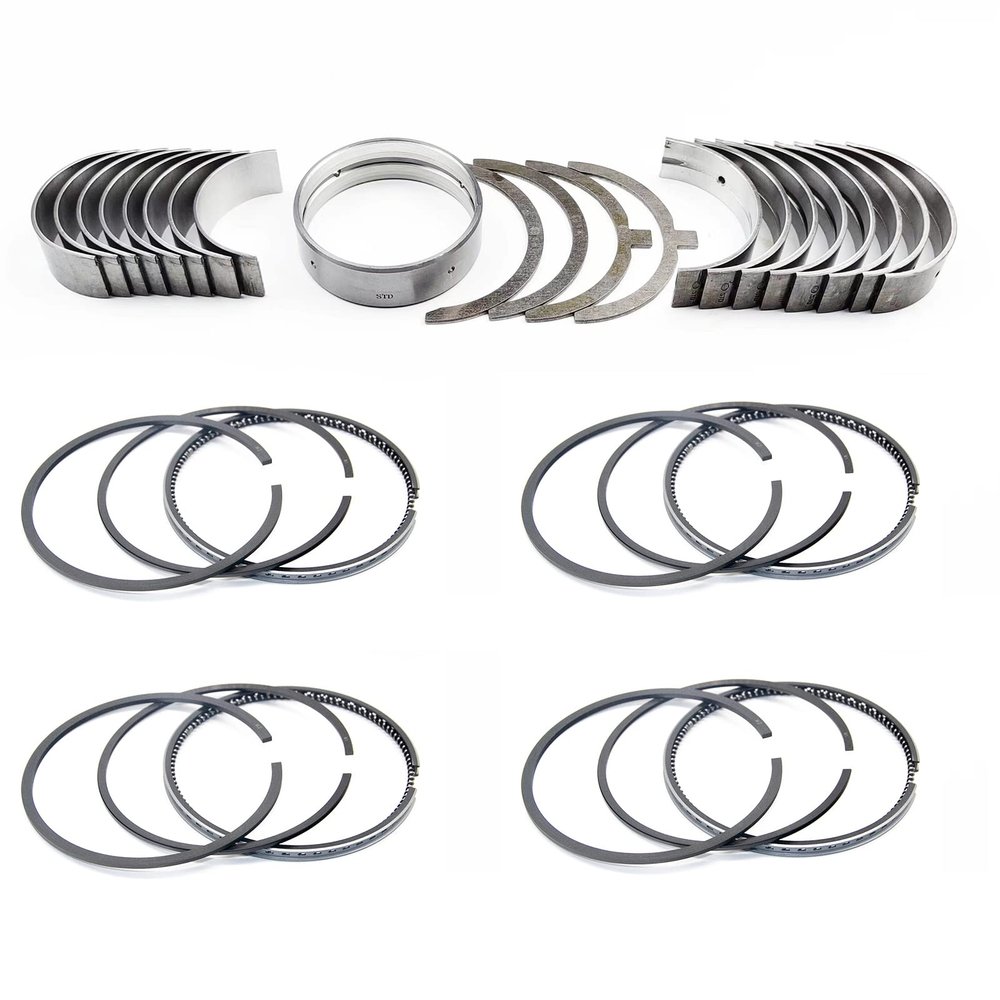 C2.6 Metal Kit+4 X Piston Rings for Caterpiller CAT C2.6 Track Loader RC-60