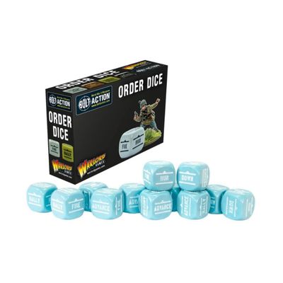 Warlord Games Bolt Action: Orders Dice Pack - Blue WLG 402616014