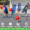 GoSports Inflatable Dodgeball - No Sting Balls - Includes Ball Pump & Mesh Bag view 2