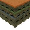 Rubber-Cal Eco-Safety Interlocking Playground Tiles - 2.50 x 19.5 x 19.5 inch - 2 Pack - 5.2 Sq.Ft. Coverage - Green view 4