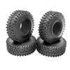 Greendhat 4PCS 120MM 1.9" Rubber Rocks Tyres / Wheel Tires for 1:10 RC Rock Crawler Axial SCX10 90046 AXI03007 D90 RBX10 TF2 Traxxas TRX-4 ( Color : 4pcs ) view 2