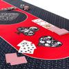 EasyGO Poker Table Top Pad  for Texas Holdem Casino Style  78 X 36Rectangle  Portable Rolling Rubber Folding Mat  Professional 3 Layers-Includes Carry Bag, 72 Black view 3