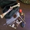 Bone Casting Kit for Hoodoo Witchcraft Divination Magick Bone Throwing Gift Set view 3