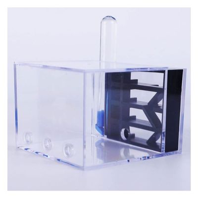 YKLL Ant Farm Acrylic Ant Nest Ant Farm with Moisturizing Water Tower Ant Housing Kit, Transparent Formicarium House Insect Ant Feed Case Box Workshop for Kids & Adults (Color : Black)