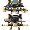 Greendhat AR44 Brass Differential Cover Steering Knuckles Servos Bracket Counterweight for 1/10 AXIAL SCX10 II 90046 90047 Upgrade Parts ( Color : K ) view 3