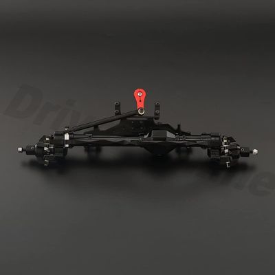 Greendhat Aluminum Alloy Portal Front Rear Axle for 1/10 RC Crawler Axial Capra Trail Buggy 03004 Wraith 90018 RR10 90048 03016 ( Color : Black Front Axle )