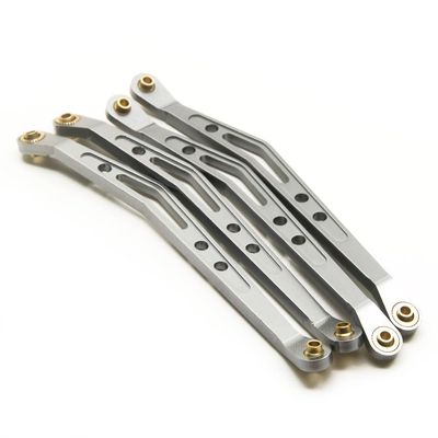 Greendhat Alloy Upper Lower Suspension Shift Link Rod Linkage for AXIAL Wraith 90018 1/10th RC Crawler ( Color : Upper Titanium )