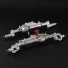 Greendhat Aluminum Alloy Portal Front Rear Axle for 1/10 RC Crawler Axial Capra Trail Buggy 03004 Wraith 90018 RR10 90048 03016 ( Color : Silver Front Rear ) view 1