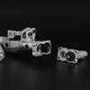 Greendhat Aluminum Alloy Portal Front Rear Axle for 1/10 RC Crawler Axial Capra Trail Buggy 03004 Wraith 90018 RR10 90048 03016 ( Color : Silver Front Rear ) view 4