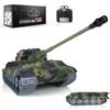 Pro Edition Henglong 1/16 Tk7.0 King Tiger 2 Rc Tank Metal Tracks Wheels Motor Barrel Retractable Bb Airsoft 360 Turret view 1
