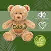 TRIXIE Be Eco Eddy The Teddy Plush Dog Toy for All Dogs, 9" Fun and Cuddly Squeaky Dog Toy, 98% Recycle Material view 4