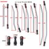 Greendhat Metal Suspension Steering Linkage Link Rod with Ball End for Axial Wraith 90018 90048 RR10 1/10 RC Crawler Car Parts ( Color : for Wraith 90018 ) view 4