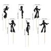 Gyufise 24Pcs 70's Disco Dancing Cupcake Topper 70's Disco Cake Decorations Disco Cupcake Picks for Disco Ball Music Theme Party Birthday Party Wedding Party Decorations view 2
