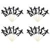 Gyufise 24Pcs 70's Disco Dancing Cupcake Topper 70's Disco Cake Decorations Disco Cupcake Picks for Disco Ball Music Theme Party Birthday Party Wedding Party Decorations view 3