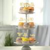 Gyufise 24Pcs 80th Birthday Cupcake Toppers Gold Glitter Hello 80 Cake Topper Eighty 80 & Fabulous Cupcake Picks 80th Birthday Cake Decorations Supplies view 4