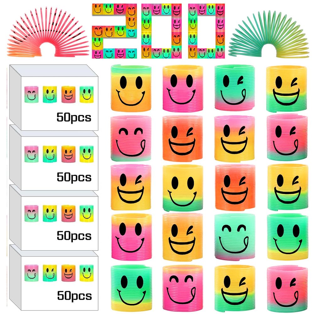 AZEN 200 Pcs Mini Spring Party Favors for Kids 3-5 4-8, Goodie Bags Stuffers for Birthday Party, Classroom Prizes Kids Prizes, Small Bulk Toys Gifts, Valentines Gifts Easter Basket Stuffers