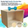 iLAND Wooden Diorama Box Large Display Boxes for Collectibles Figures Miniatures and a Dollhouse Room Box Unfinished 15.7x 11x11 Quick-Build Without Screws or Glue, Dustproof Smooth Sturdy view 2