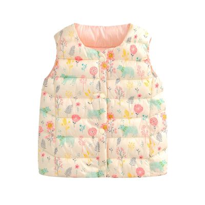 Baby Toddler Boys Girls Sleeveless Print Outdoor Vest Outwear Outfits 6X Women Winter Jacket (C, 3-4 Years)