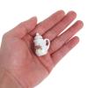 Toddmomy Mini Porcelain Tea Set 1/12 Scale Dollhouse Miniatures Ceramic Teapot Cups Saucer Pretend Play Accessories for Doll Kitchen view 4