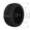 GLOBACT RC Truck Tires 12mm Hex RC Wheels and Tires with Foam Inserts for 1/10 Slash Tires Axial Losi Redcat Rc4wd HSP Tamiya HPI Kyosho RC Truck (4 Pcs) view 4