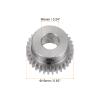 HARFINGTON Pinion Gear 6mm Bore 32T Mod 0.5 Stainless Steel Spur Diff Differential Motor Gear RC Car Replacement Parts view 3