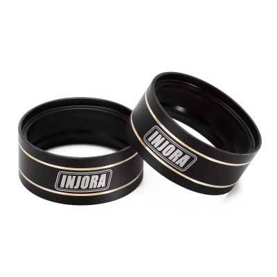 INJORA Brass Internal Beadlock Ring Clamp Ring 94g Wheel Weight Fit 1.9" Wheel Rim for 1/10 RC Crawler Axial SCX10 II 90046 TRX-4 VS4-10 SCX10 Pro Upgrade Parts