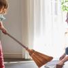 Zerodeko 1pc Children's Broom Blender Handheld Small Thai Broom Barn Multifunctional Cleaning Brush Dirt Dust Retro Decor Heavy Duty Cleaning Lobby Bamboo Floor Props Baby view 3