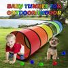 Kids Play Tunnel for Toddlers 1-3 Colorful Pop Up Baby Tunnel for Kids to Crawl Through 6 Foot with Breathable Mesh Collapsible Toddler Toys Gift for Children Backyard Playset view 4