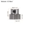 HARFINGTON Pinion Gear 3mm Bore 20T Mod 0.5 Stainless Steel Spur Diff Differential Motor Gear RC Car Replacement Parts view 2
