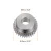 HARFINGTON Pinion Gear 5mm Bore 32T Mod 0.5 Stainless Steel Spur Diff Differential Motor Gear RC Car Replacement Parts view 3