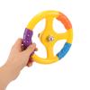 Toyvian Steering Wheel Toy: Plastic Steering Wheel for Bumper Cars, Baby Driving Toy with Screw, Simulated Driving Experience for Bumper, Racing, Rocking, Infant Car(Yellow) view 4