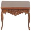 Melody Jane Dolls Houses Dollhouse Victorian Rectangular Coffee Table Walnut JBM Living Room Furniture view 1