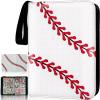 Baseball Gifts Cards Binder with Sleeves - 9 Pocket, Double Sided, 50 Removable Sleeves, Collectible 900 Cards - Zip Trading Card Collection/Collector Albums/Folder for MTG, TCG, Sport Cards view 1