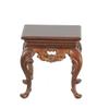 Melody Jane Dolls Houses Dollhouse Victorian Square Side Table Walnut JBM Living Room Furniture 1:12 view 1