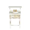 Melody Jane Dolls Houses Dollhouse Victorian Washstand White Hand Painted JBM Bathroom Furniture 1:12 view 1