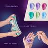 Art Kit Tenderness | Succulents Art Set 3D for Home Wall Decor | Craft Kits for Adults and Teen | Craft Box with Modeling Clay for Succulents | Hobby Kits Succulent DIY Kits view 4