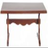Melody Jane Dolls Houses Dollhouse Nook Trestle Table JBM Miniature Walnut Dining Room Furniture 1:12 view 1