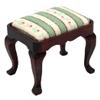 Melody Jane Dolls Houses Dollhouse Mahogany Dressing Table Stool Floral Seat Bedroom Furniture view 1